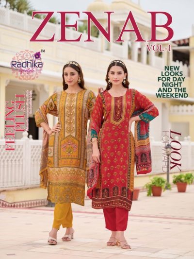 RADHIKA LIFESTYLE ZENAB VOL 1 READYMADE KURTIS CATALOG
