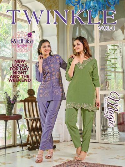 RADHIKA TWINKLE VOL 1 READYMADE CORD SETS