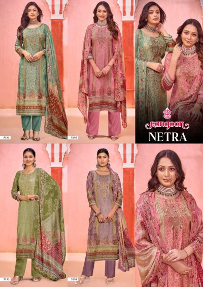 RANGOON NETRA PURE MUSLIN READYMADE KURTIS