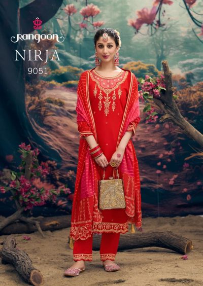 RANGOON NIRJA SILK READYMADE KURTIS CATALOG