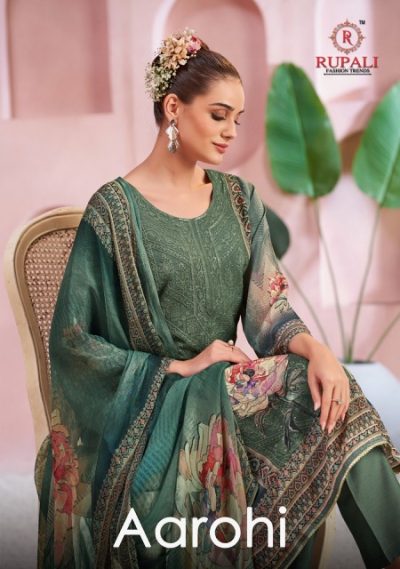 RUPALI AAROHI CREPE HANDWORK SUITS CATALOG