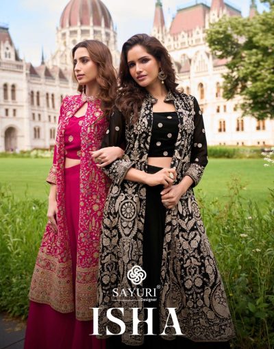 SAYURI DESIGNER ISHA PARTY WEAR GEORGETTE SUITS