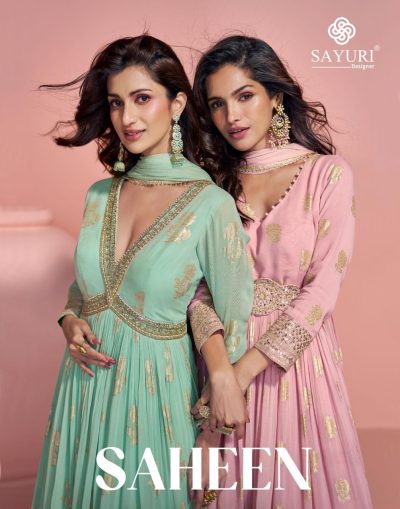 SAYURI DESIGNER SAHEEN PARTY WEAR SUITS CATALOG