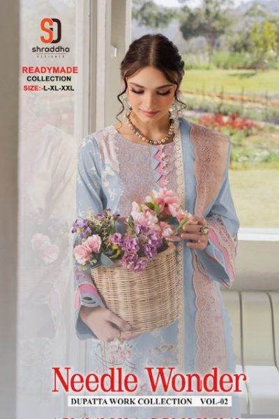 SHRADDHA DESIGNER NEEDLE WONDER VOL 2 READYMADE COLLECTION