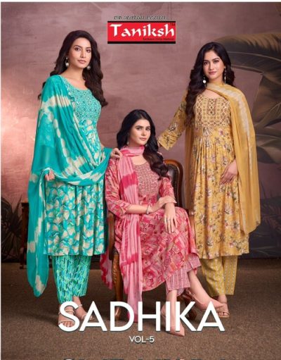 TANIKSH SADHIKA VOL 5 READYMADE KURTIS CATALOG