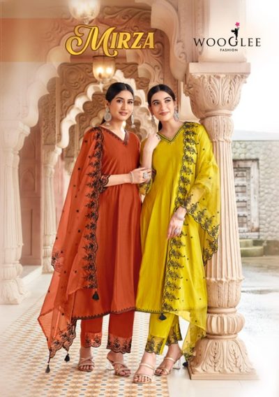 WOOGLEE FASHION MIRZA READYMADE HAND WORK KURTI