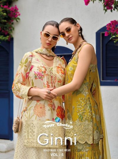 YOUR CHOICE GINNI VOL 5 CHINNON SUITS CATALOGUE