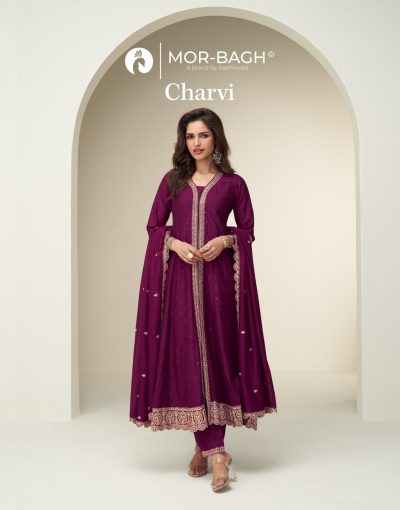 AASHIRWAD MOR BAGH CHARVI PREMIUM SILK SUITS