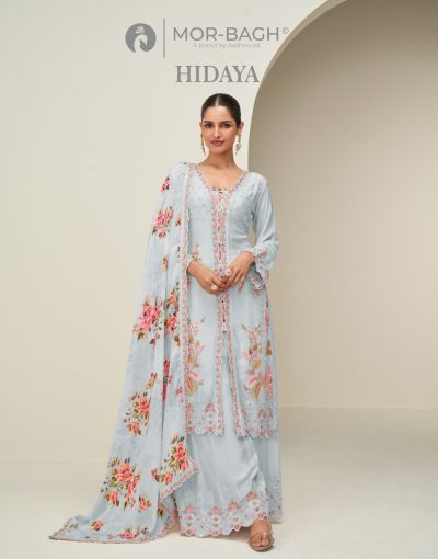 AASHIRWAD MOR BAGH HIDAYA PREMIUM CHINNON SUITS