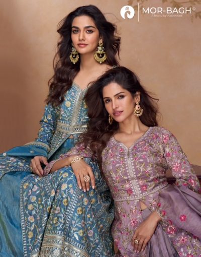 AASHIRWAD MOR BAGH PRACHI PARTY WEAR SUITS