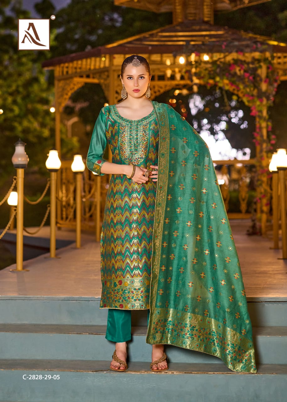 ALOK SUITS AVANTI HAND WORK SUITS LATEST CATALOG