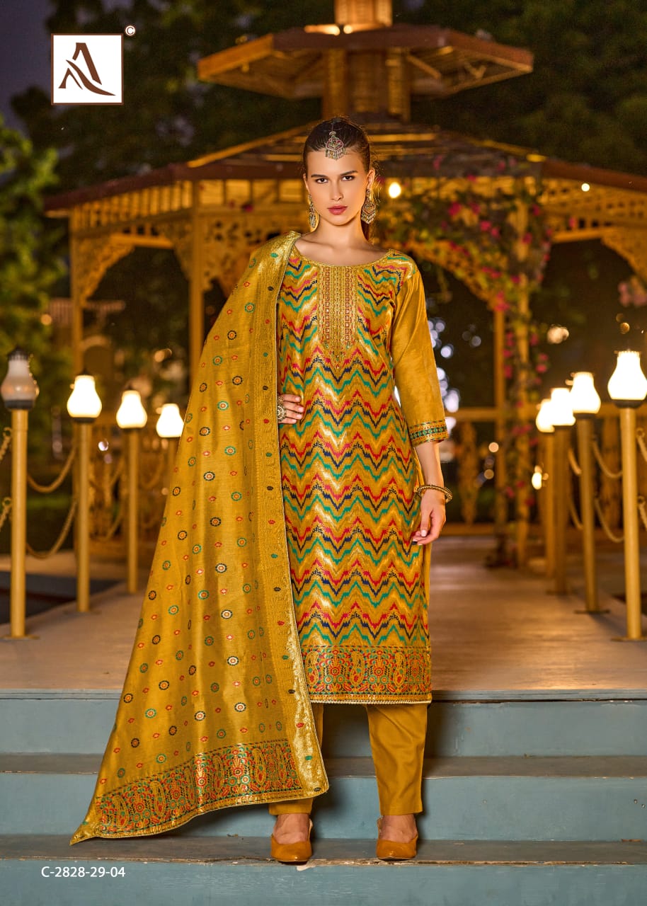 ALOK SUITS AVANTI HAND WORK SUITS LATEST CATALOG