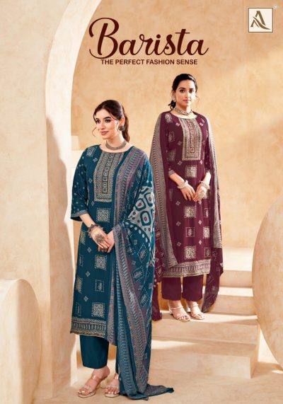 ALOK SUITS BARISTA PASHMINA WINTER SUITS CATALOG