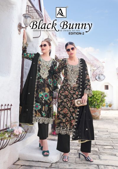 ALOK SUITS BLACK BUNNY EDITION 2 SALWAR SUITS
