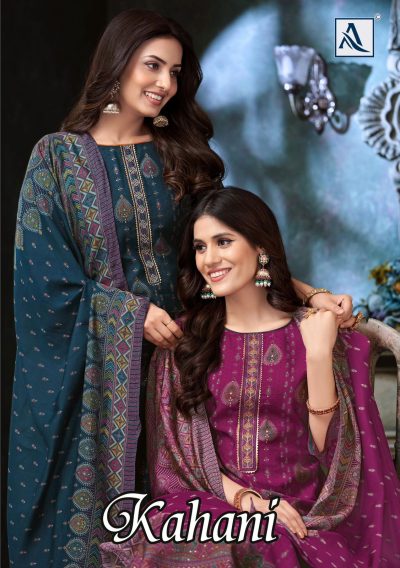 ALOK SUITS KAHANI HAND WORK SUITS CATALOGUE