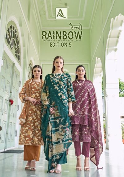 ALOK SUITS RAINBOW EDITION 6 PURE COTTON SUITS