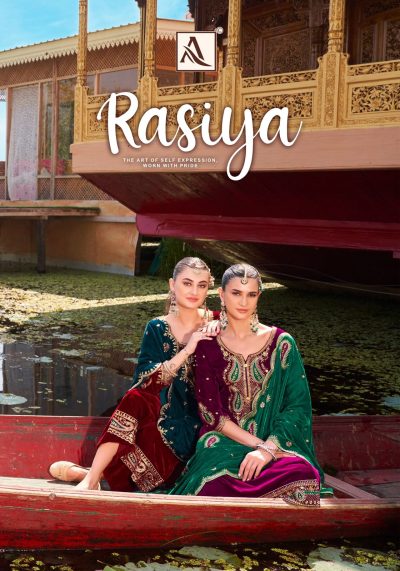 ALOK SUITS RASIYA PREMIUM VELVET SUITS CATALOG