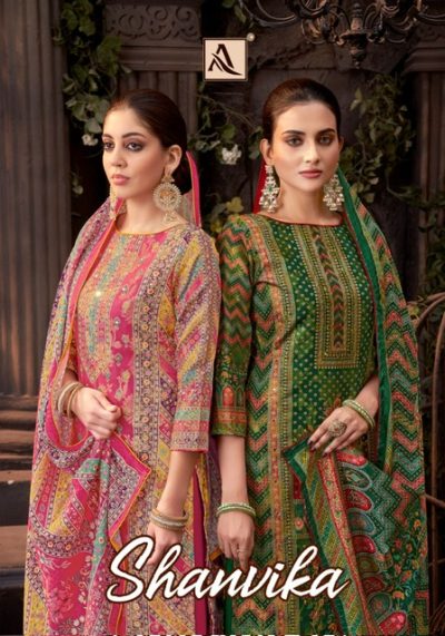 ALOK SUITS SHANVIKA HAND WORK SUITS CATALOGUE