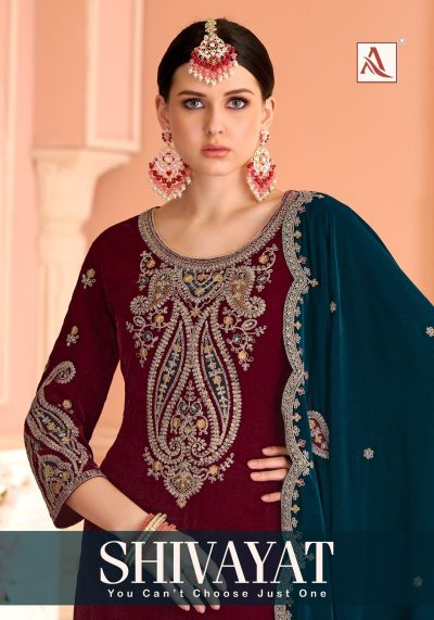 ALOK SUITS SHIVAYAT PREMIUM VELVET SUITS CATALOG