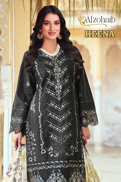 ALZOHAIB HEENA AZ1326-AZ1327 PAKISTANI SUITS