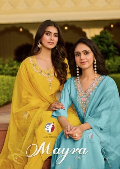 ANJU FABRICS MAYRA VOL 7 READYMADE KURTIS SUPPLIER
