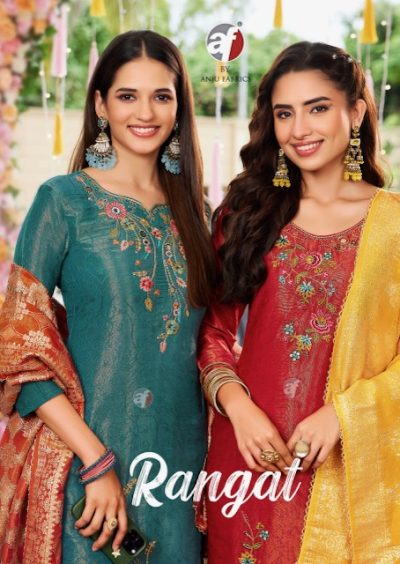 ANJU FABRICS RANGAT READYMADE KURTIS SUPPLIER
