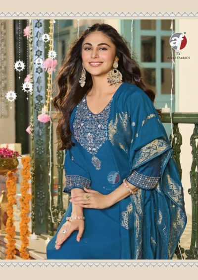 ANJU FABRICS SHARARAT VOL 9 READYMADE KURTIS