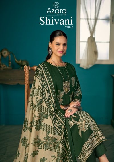 AZARA SHIVANI VOL 2 PURE LAWN COTTON SUITS