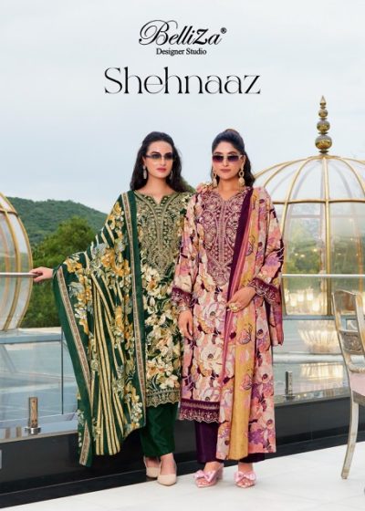 BELLIZA DESIGNER SHEHNAAZ PURE VISCOSE SUITS CATALOG
