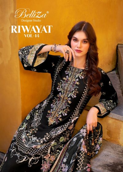 BELLIZA RIWAYAT VOL 14 PURE VISCOSE REYON SUITS