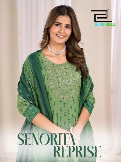 BLUE HILLS SENORITA REPRISE READYMADE ANARKALI KURTIS