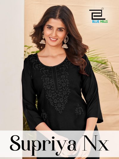 BLUE HILLS SUPRIYA NX REYON EMBROIDERY KURTIS