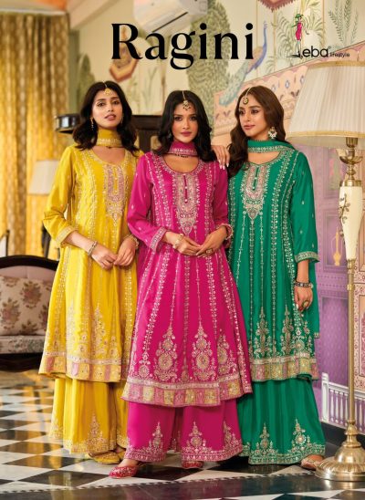 EBA LIFESTYLE RAGINI READYMADE CHINNON SUITS