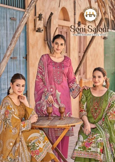 HARSHIT FASHION SONI SALONI PURE JAM COTTON SUITS