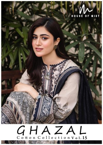 HOUSE OF MIST GHAZAL VOL 15 PURE COTTON SUITS