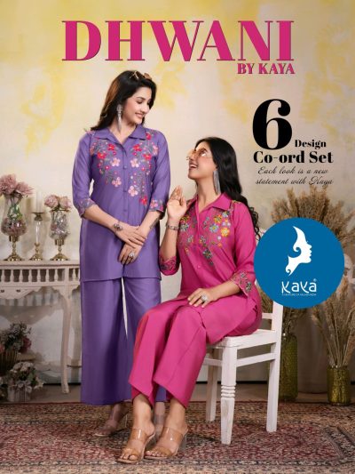 KAYA KURTI DHWANI READYMADE CORD SETS CATALOG