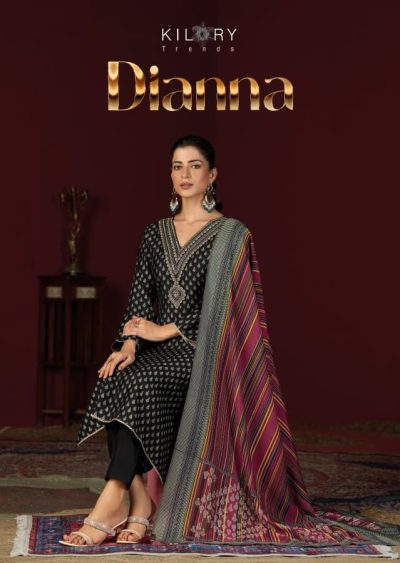 KILORY TRENDS DIANNA PURE MUSLIN SILK SUITS