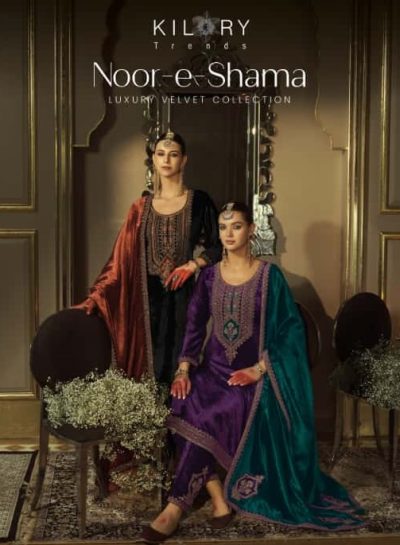 KILORY TRENDS NOOR E SHAMA PURE VELVET WINTER SUIT
