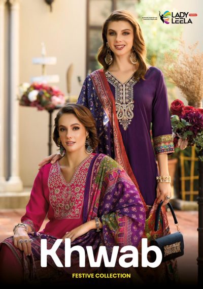 LADY LEELA KHWAB READYMADE HAND WORK KURTIS