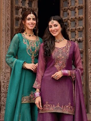 LILY & LALI LASHKARA READY HAND WORK KURTIS