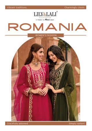 LILY & LALI ROMANIA READYMADE HAND WORK KURTIS