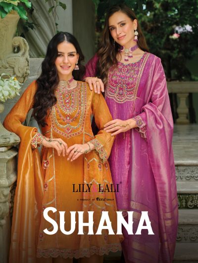 LILY & LALI SUHANA READYMADE HAND WORK KURTIS