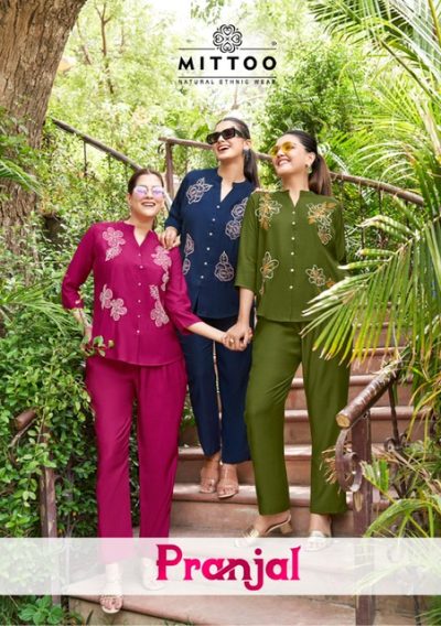 MITTOO PRANJAL READYMADE HAND WORK KURTIS