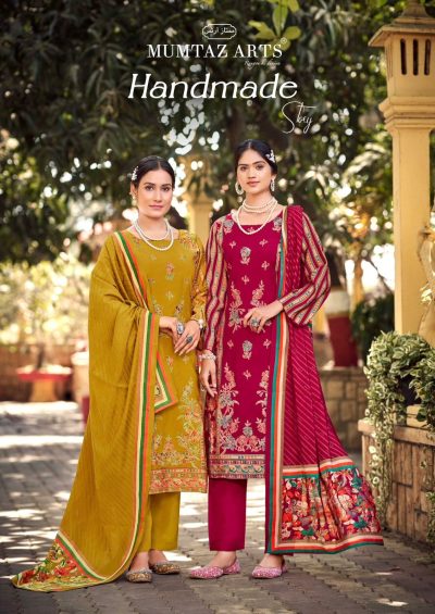 MUMTAZ ARTS HANDMADE PURE MODAL HAND WORK SUITS