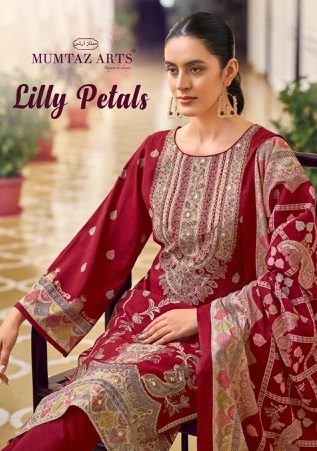 MUMTAZ ARTS LILY PETALS PURE VISCOSE MUSLIN SUITS