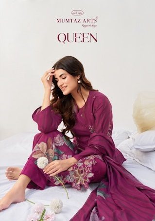 MUMTAZ ARTS QUEEN PURE MUSLIN SUITS CATALOG
