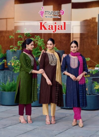 MYSTIC 9 KAJAL VOL 1 READYMADE KURTIS CATALOGUE