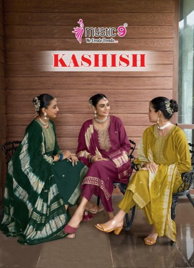 MYSTIC 9 KASHISH VOL 1 READYMADE KURTIS CATALOGUE