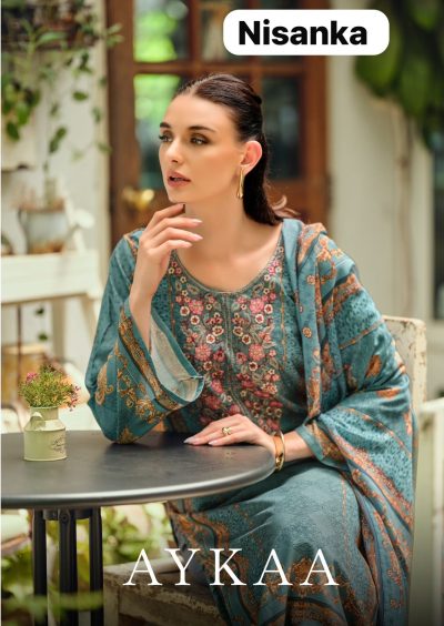 NISANKA AYKAA PURE VISCOSE LAWN SUITS CATALOG