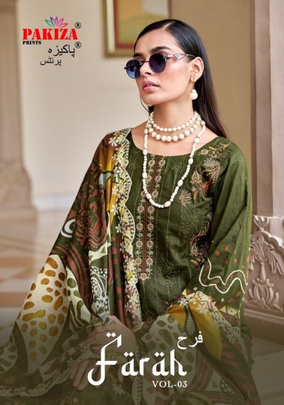 PAKIZA PRINTS FARAH VOL 3 KASHMIRI SUITS CATALOG